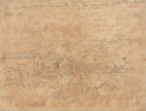 Parte de Padua desde las murallas de John Robert Cozens